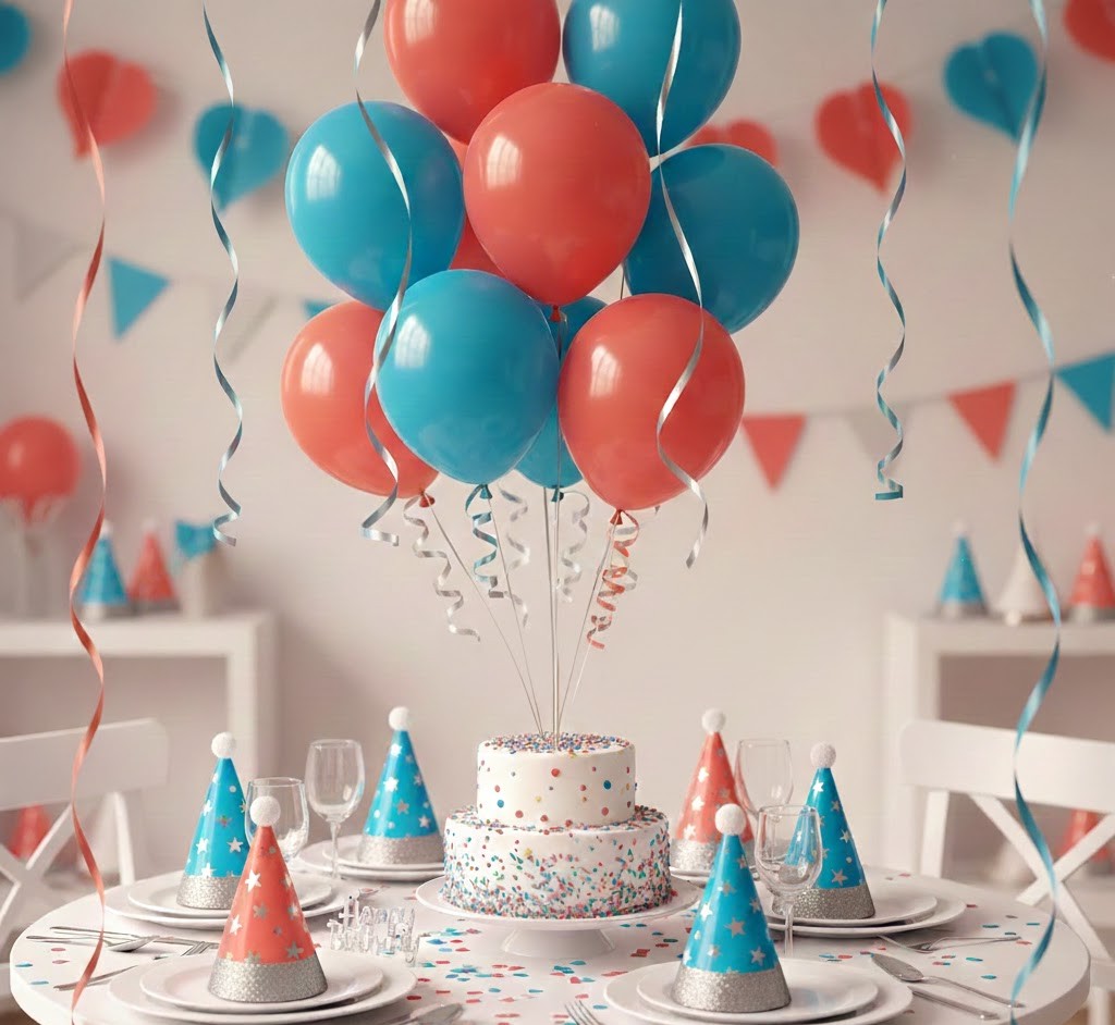 Birthday party decorations collection