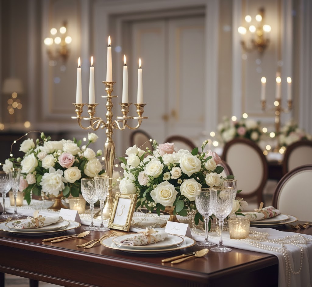 Classic elegant wedding style