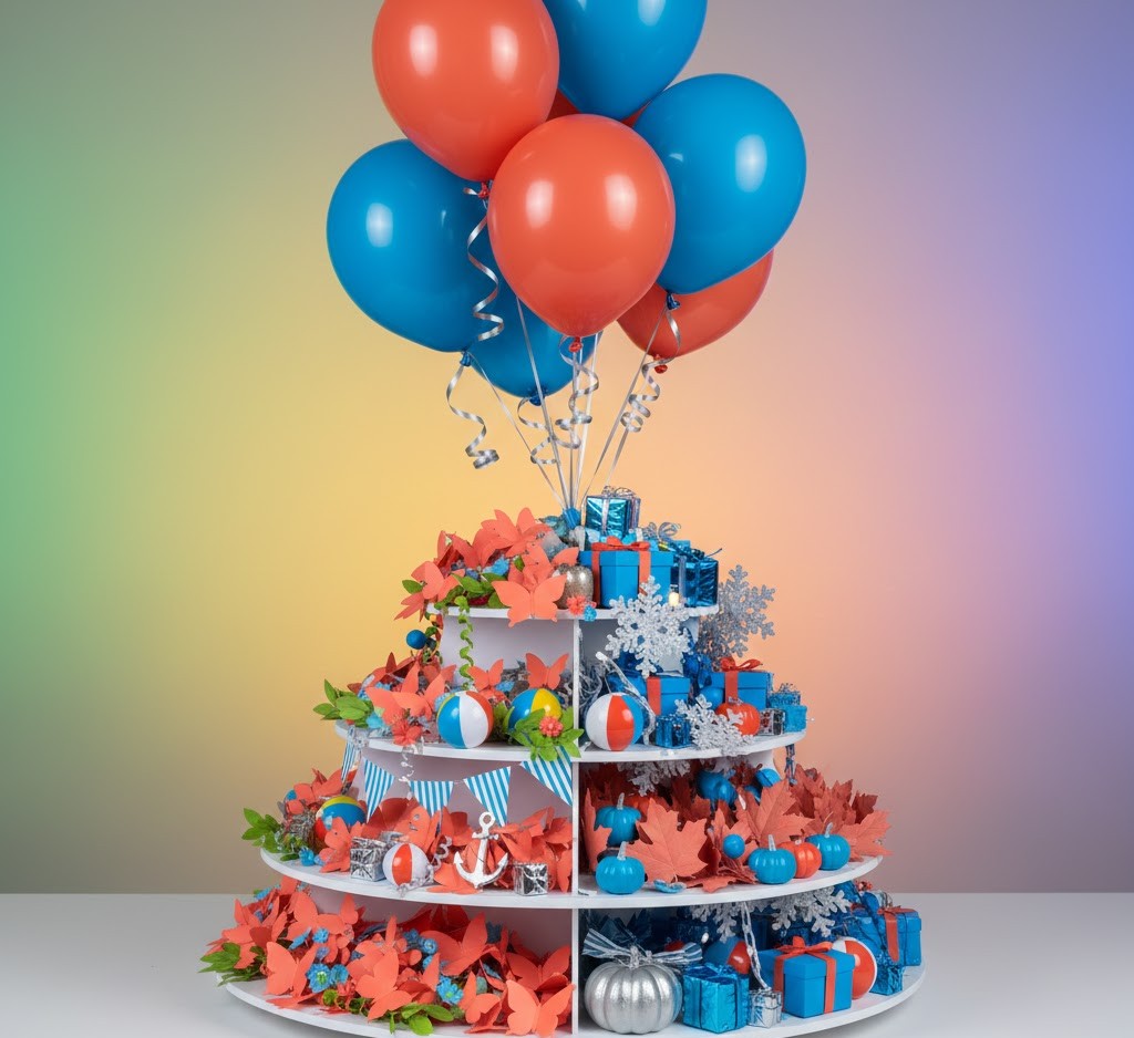 Seasonal party decorations